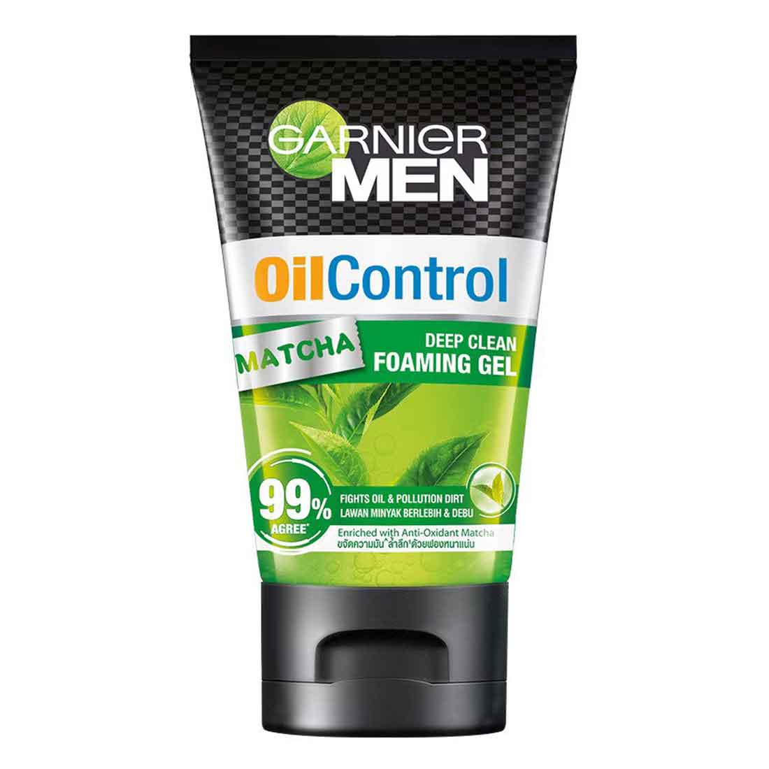 Garnier Men Oil Control Deep Clean Foaming Gel, 100 ml