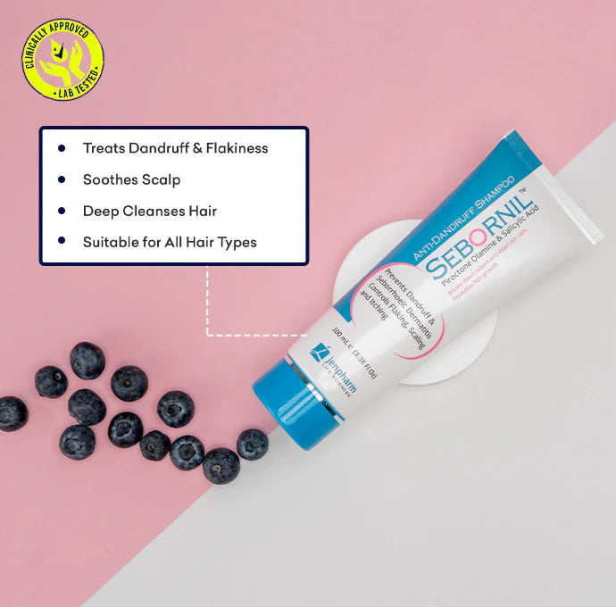 Jenpharm Sebornil Anti Dandruff Shampoo, 100 ml