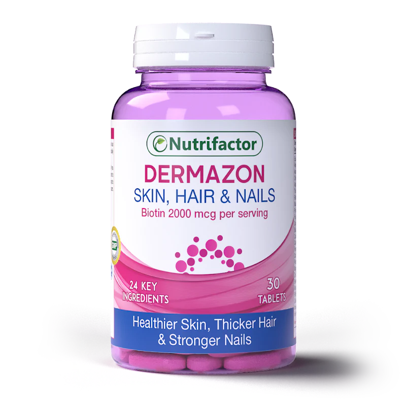 Nutrifactor Dermazon Biotin, 2000mcg
