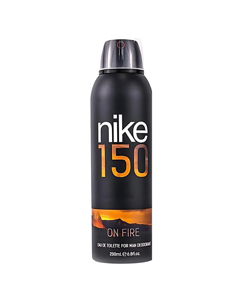 Nike 150 On Fire Eau De Toilette Deodorant Body Spray For Men, 200