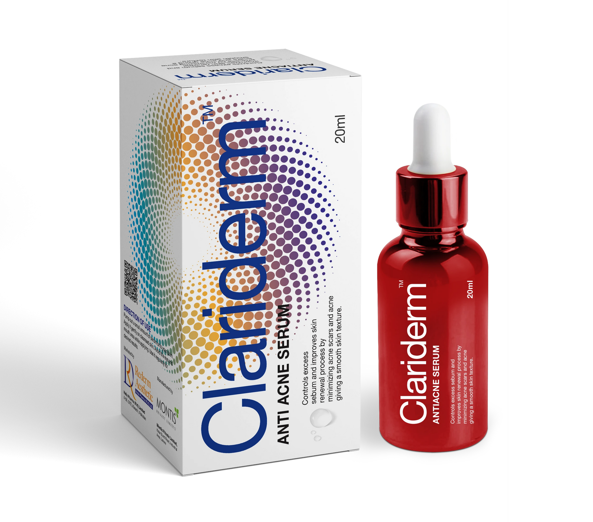 Clariderm Anti-Acne Serum 20ml in Pakistan – Clear Skin Acne Treatment