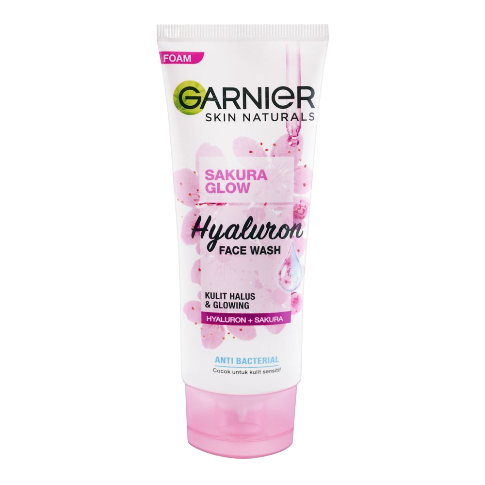 Garnier Sakura Glow Hyaluron Face Wash, 100 ml
