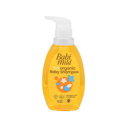 Babi Mild 2-in-1 Organic Baby Shampoo, 400 ml