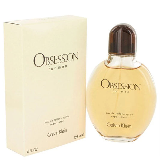 Calvin Klein Obsession For Men Eau De Toilette Spray, 125 ml