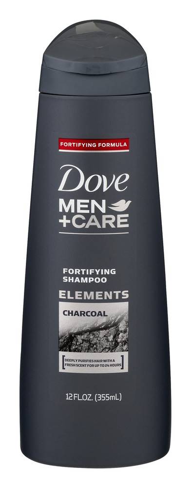 Dove Men+Care Fortifying Shampoo Charcoal Carbon, 355 ml