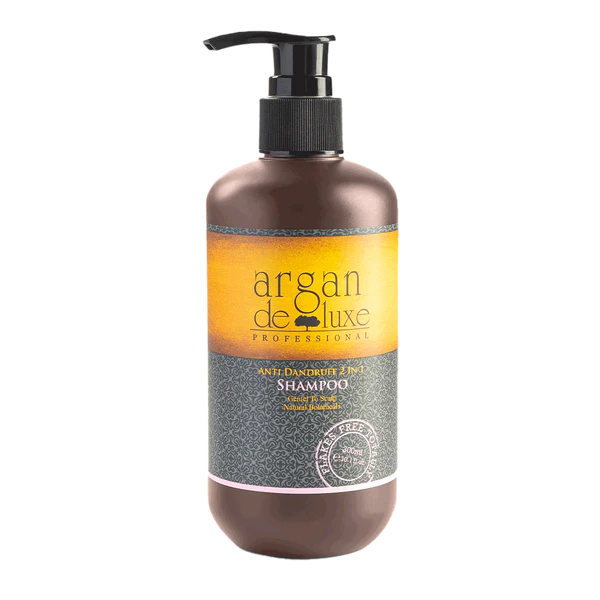 Argan Deluxe Professional Anti-Dandruff 2-in-1 Shampoo, 300 ml