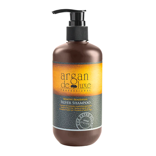 Argan Deluxe Professional Remove Brassiness Silver Shampoo, 300 ml