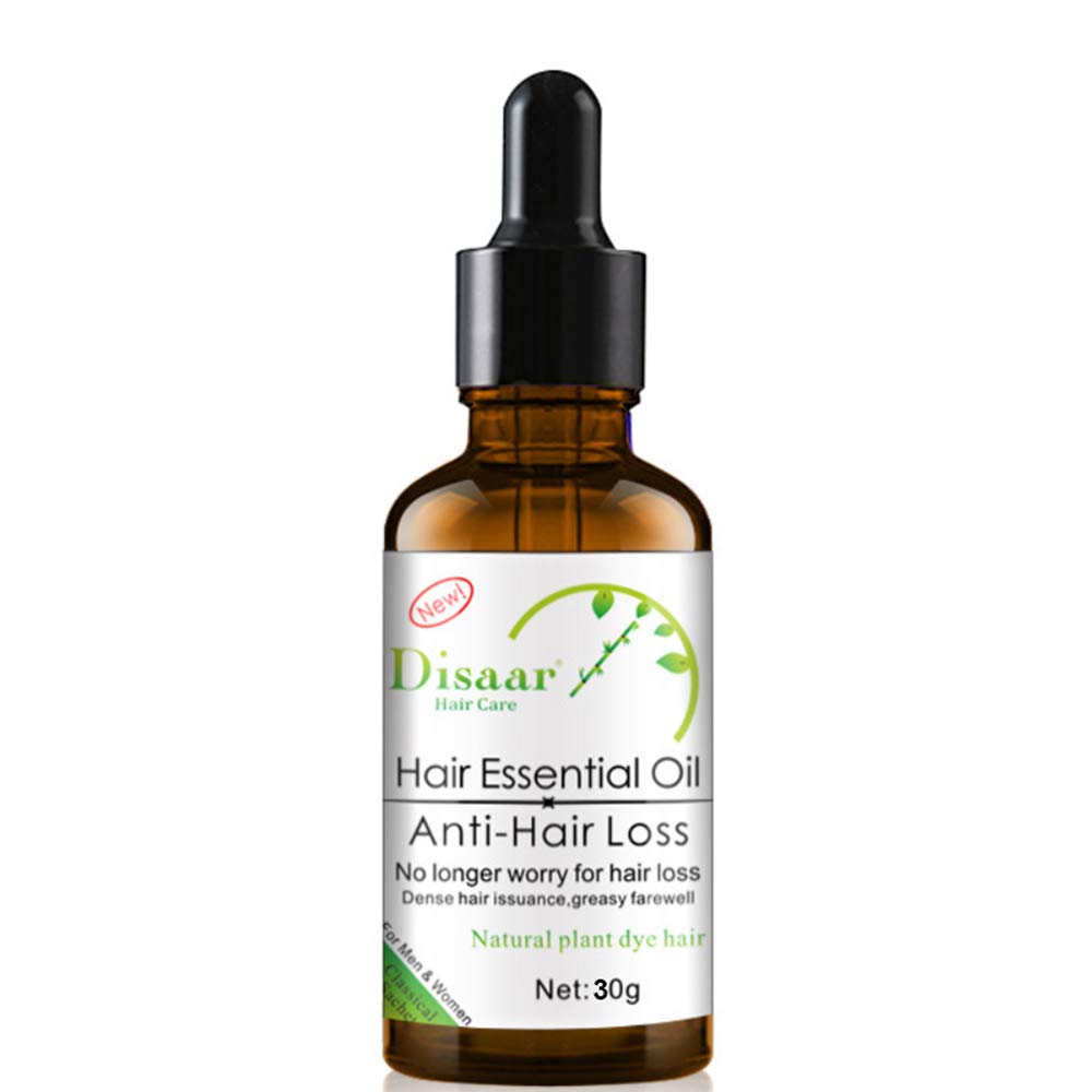 Disaar Hair Essential Oil Anti Hair Loss Natural Plant Dye, 30 ml