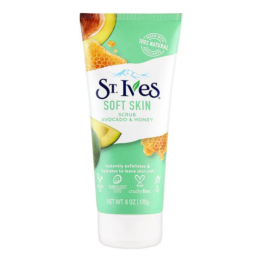 St. Ives Soft Skin Avocado & Honey Scrub, 170 ml