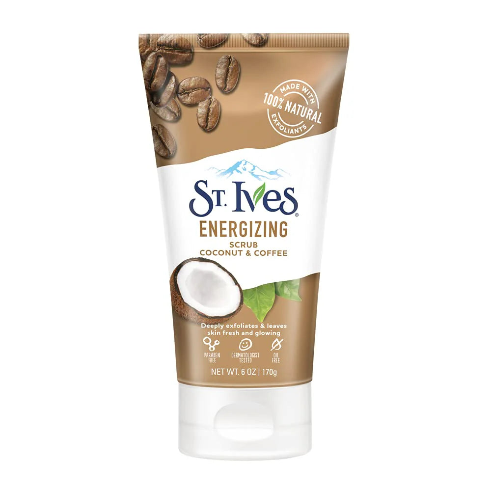 St. Ives Energizing Coconut & Coffee Scrub, 170 ml
