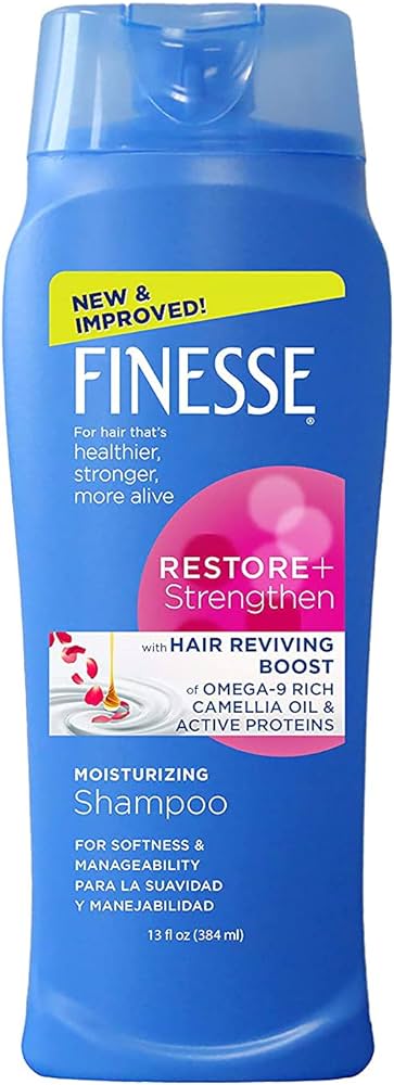 Finesse Restore + Strengthen Moisturizing Shampoo, 384 ml