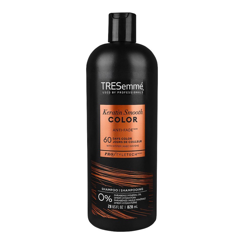 TRESemmé Pro-Style-Tech Keratin Smooth Color Anti-Fade Shampoo, 828 ml