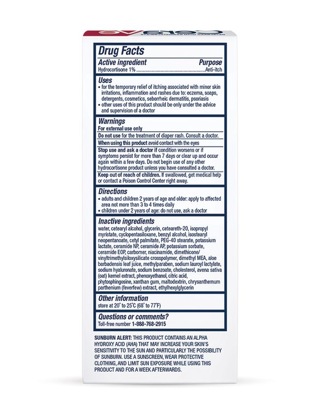 CeraVe Hydrocortisone Anti-Itch Cream, 28 g