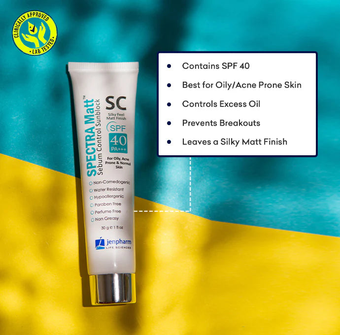 Jenpharm Spectra Matt SC Sunblock, SPF 40