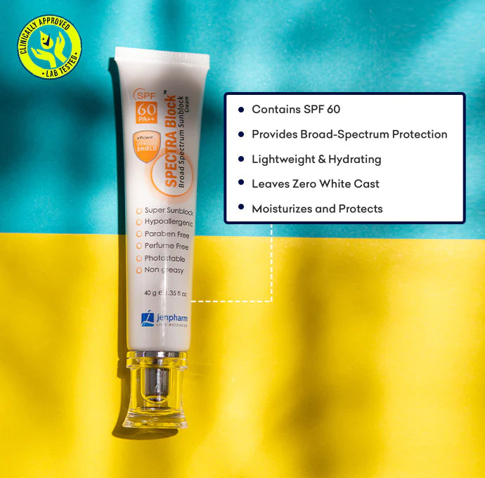 Jenpharm SpectraBlock Sunblock Cream, SPF 60