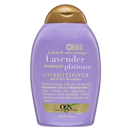 Ogx Hydrate & Tone Reviving + Lavender Luminescent Platinum Conditioner, 385 ml