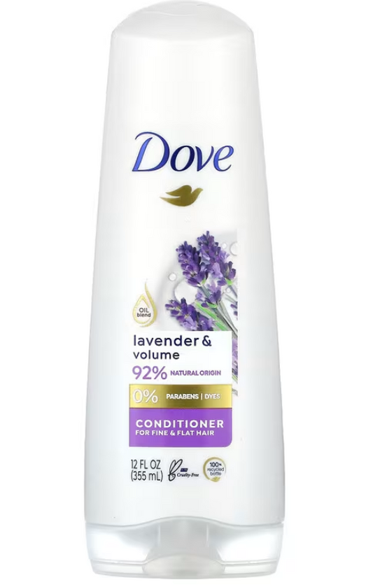 Dove Lavender & Volume Conditioner For Fine & Flat Hair, 355 ml