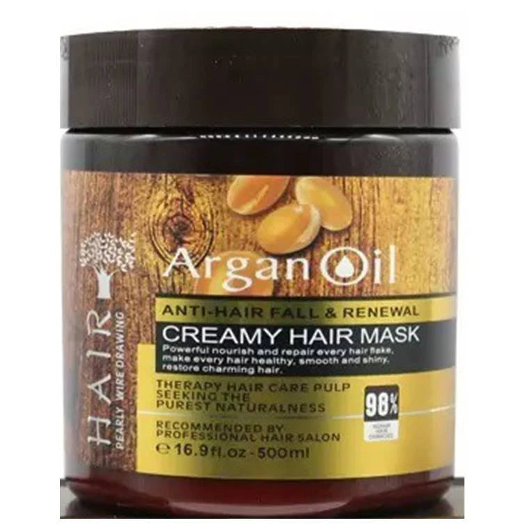 Argan Oil Anti Hair Fall & Renewal Creamy Hair Mask, 500 ml