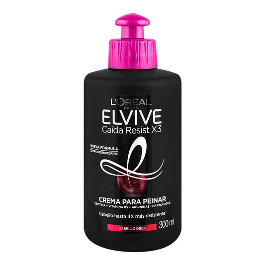 L'Oreal Paris Elvive Resist X3 Weak Hair Styling Cream, 300 ml