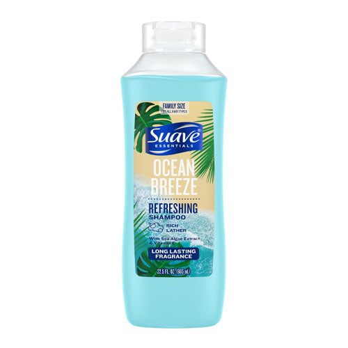 Suave Essentials Ocean Breeze Refreshing Shampoo, 665 ml