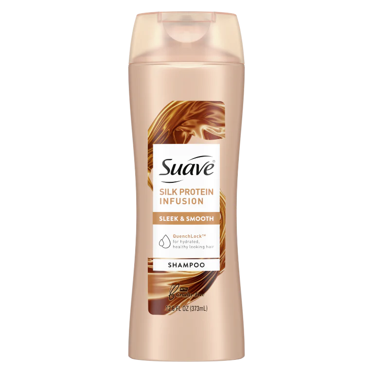 Suave Silk Protein Infusion Sleek & Smooth Shampoo, 373 ml