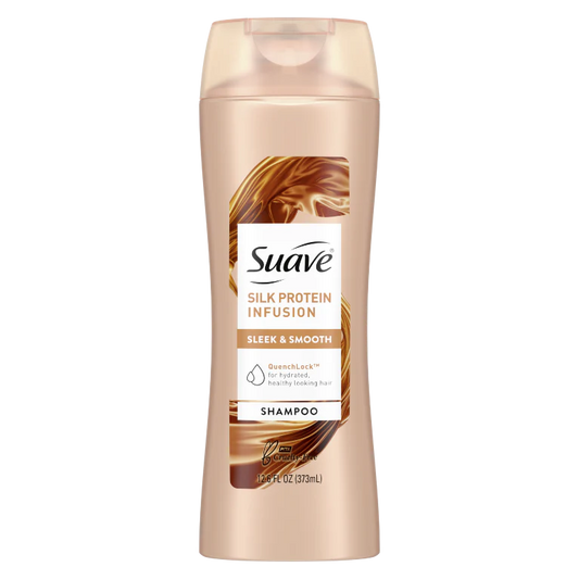 Suave Silk Protein Infusion Sleek & Smooth Shampoo, 373 ml