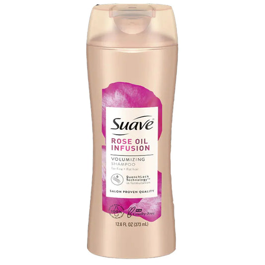 Suave Rose Oil Infusion Volumizing Shampoo, 373 ml