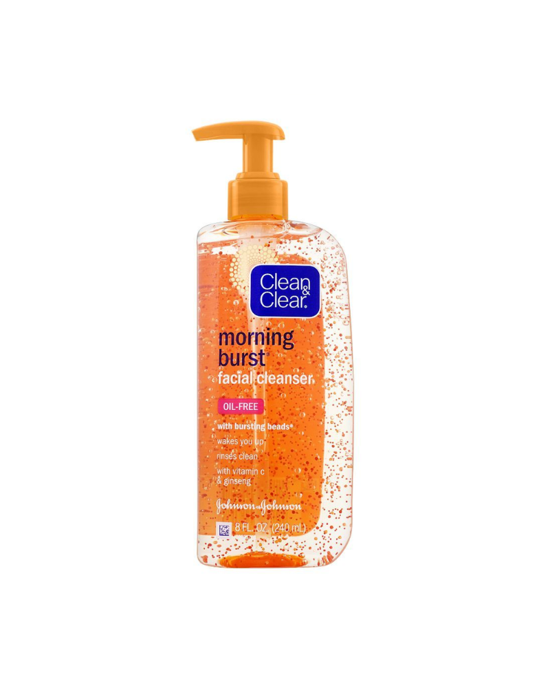 Clean & Clear Morning Burst Oil Free Facial Cleanser, 240ml