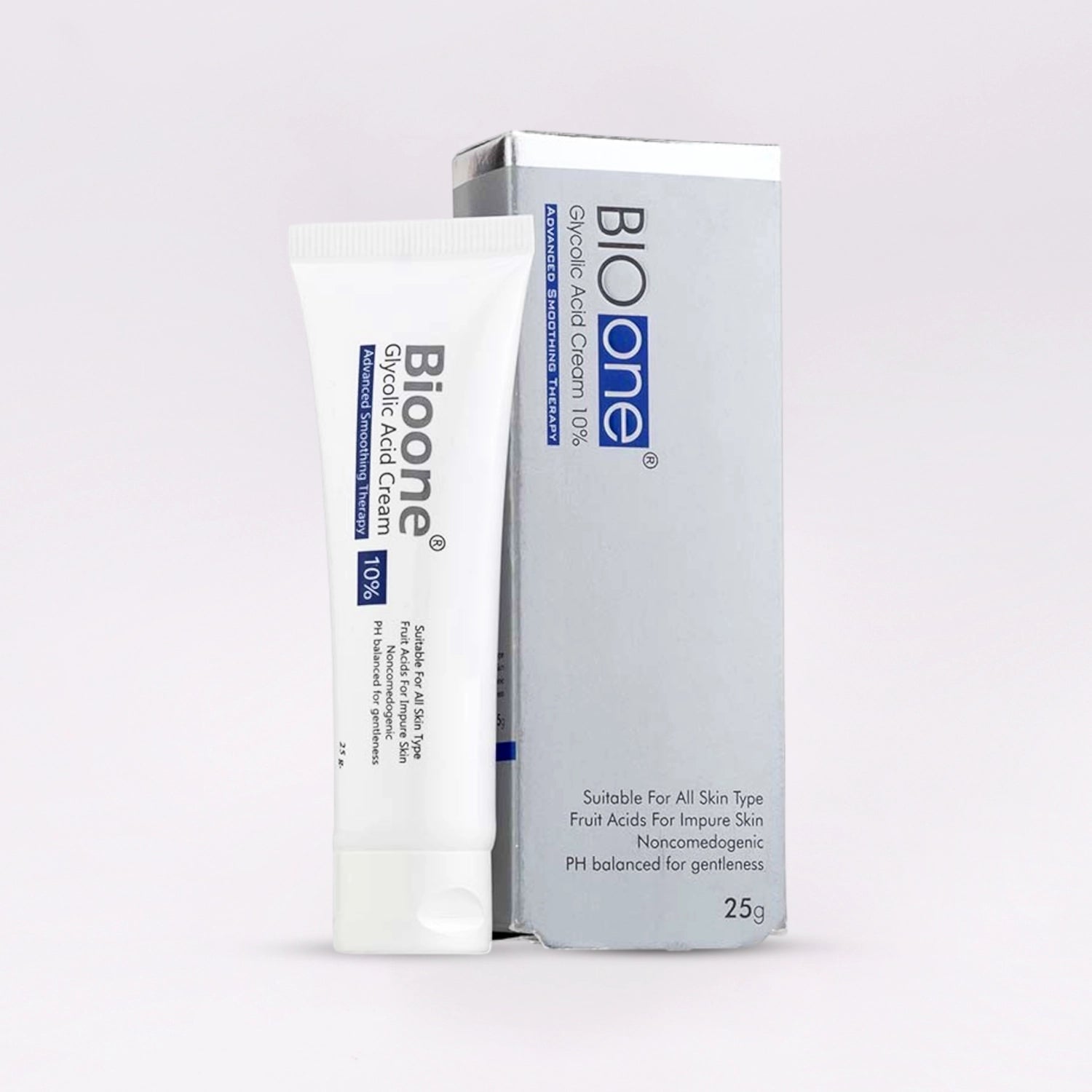 Bio-one Glicolic Acid Cream packaging on a white background