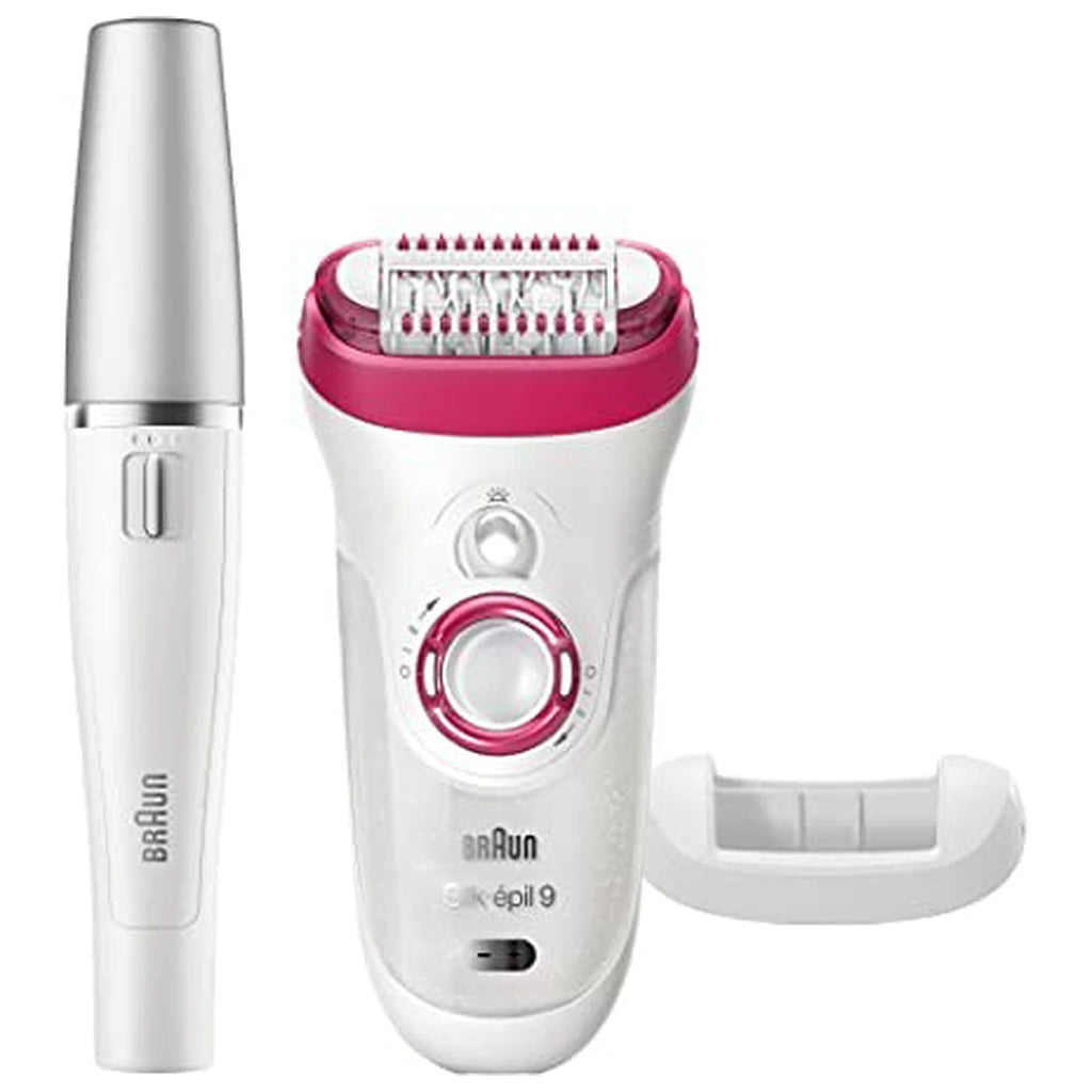 Braun epilator on a white background