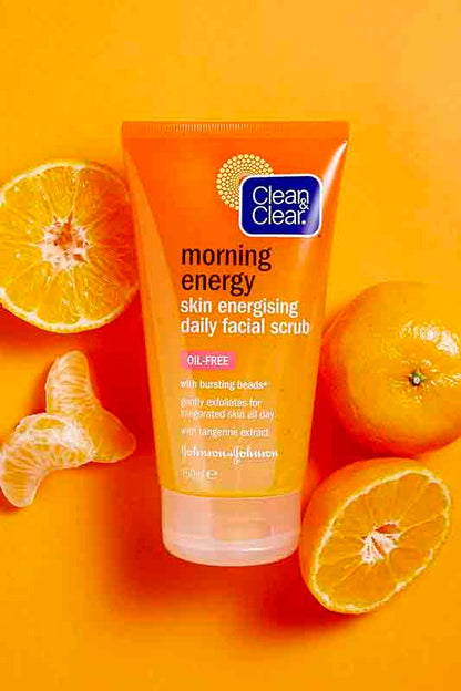 CLEAN & CLEAR® Morning Energy Skin Energising Daily Facial Scrub, 150 ml