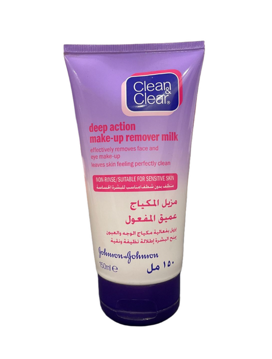 CLEAN & CLEAR® Deep Cleaning Make Up Remover, 150 ml