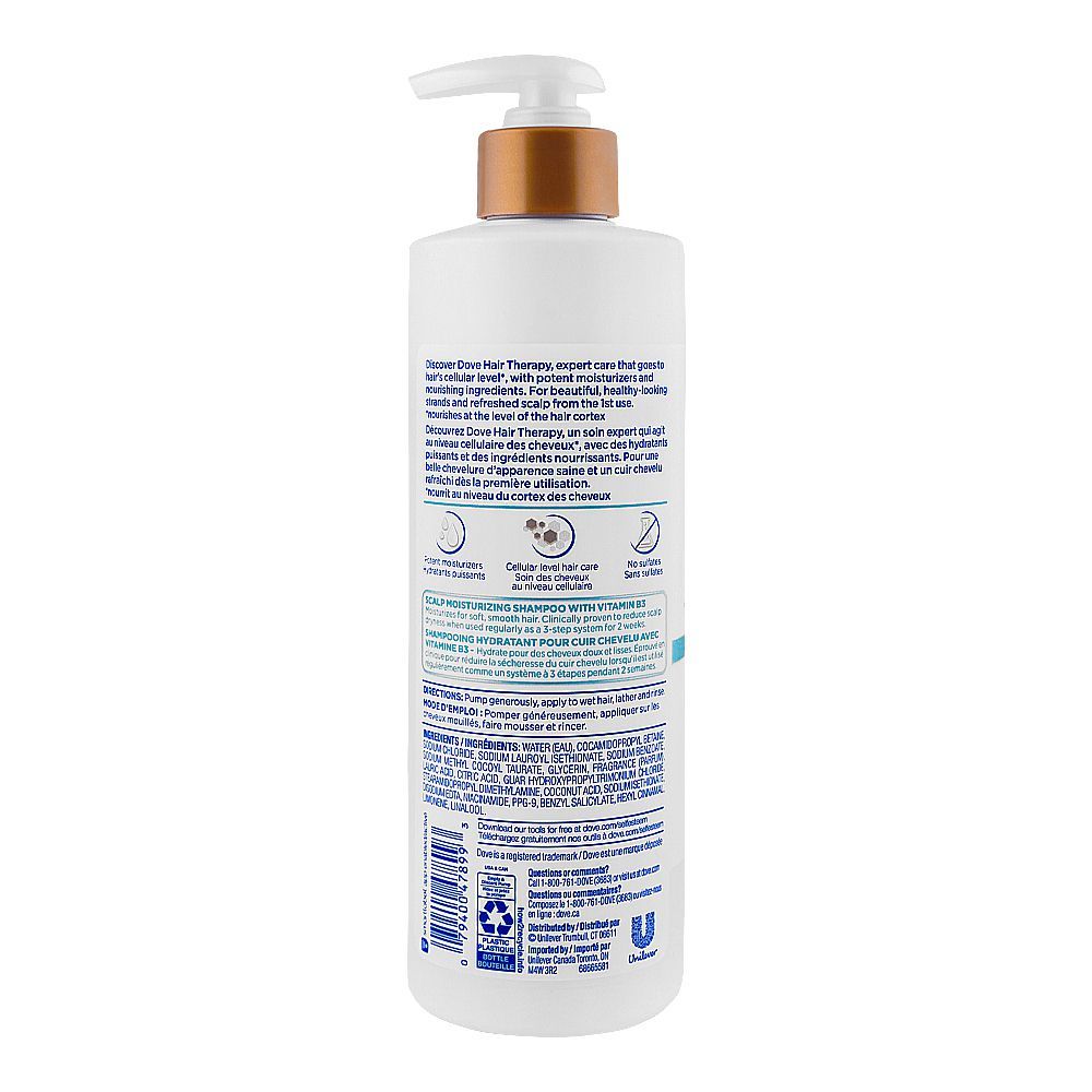 Dove Hair Therapy Dry Scalp Care Shampoo, 400 ml