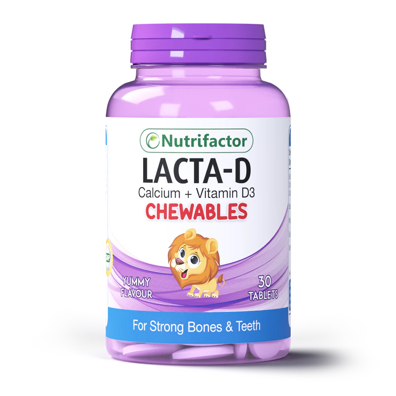 Nutrifactor Lacta-D Calcium + Vitamin B3 Chewables