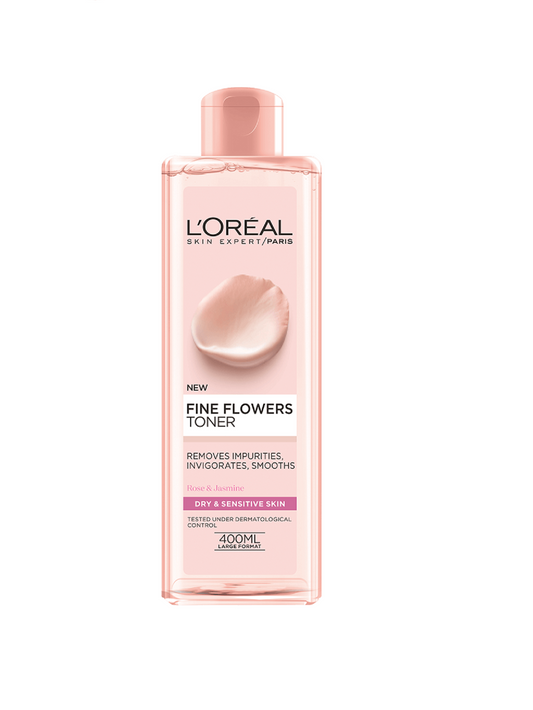 L'Oréal Paris Cleansing Toner For Normal to Dry Sensitive Skin, 400 ml