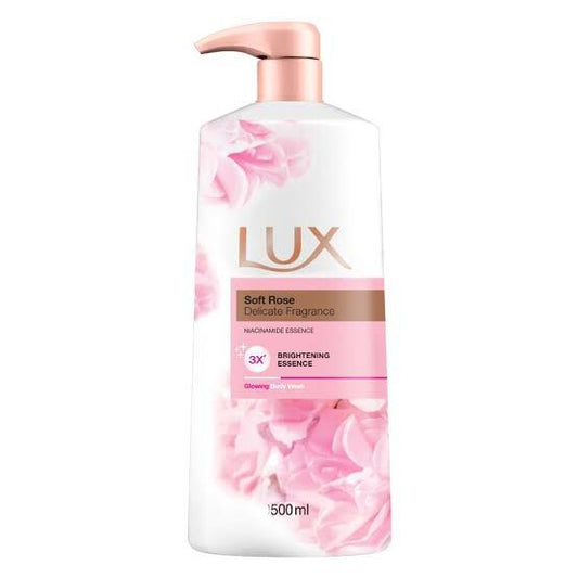 Lux Soft Rose Delicate Fragrance Glowing Body Wash, 500 ml