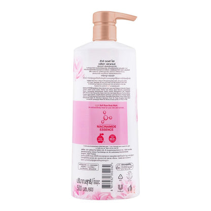 Lux Soft Rose Delicate Fragrance Glowing Body Wash, 500 ml