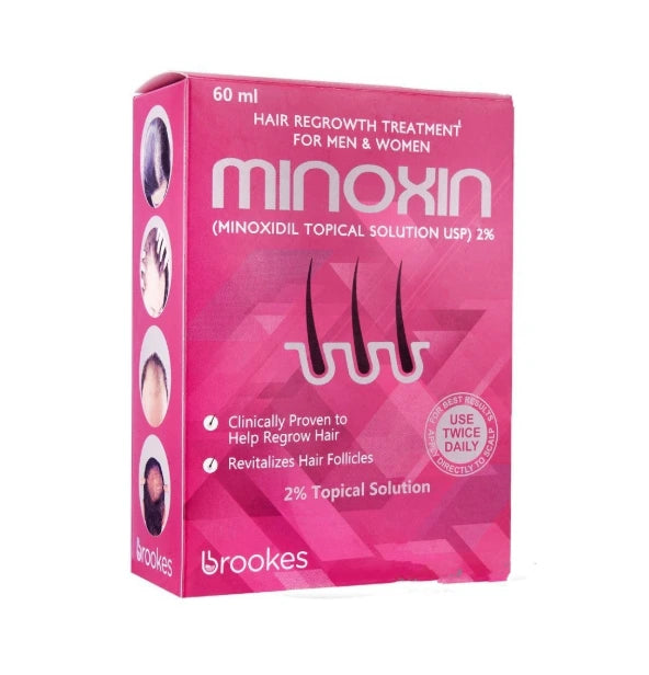 Minoxin hair regrowth treatment packaging 