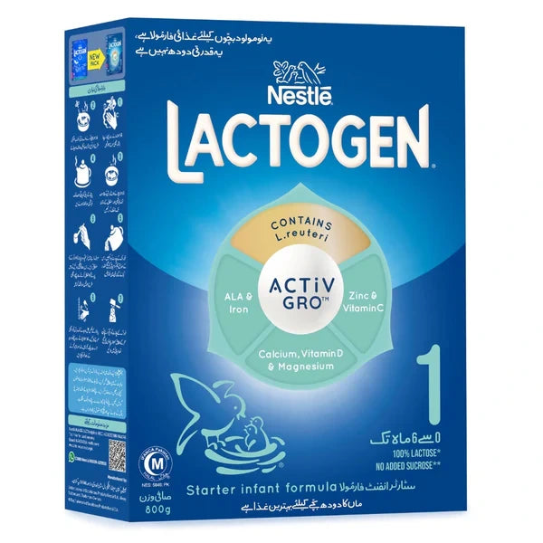 Nestle LACTOGEN 1 Activ Gro Infant Formula, 400g