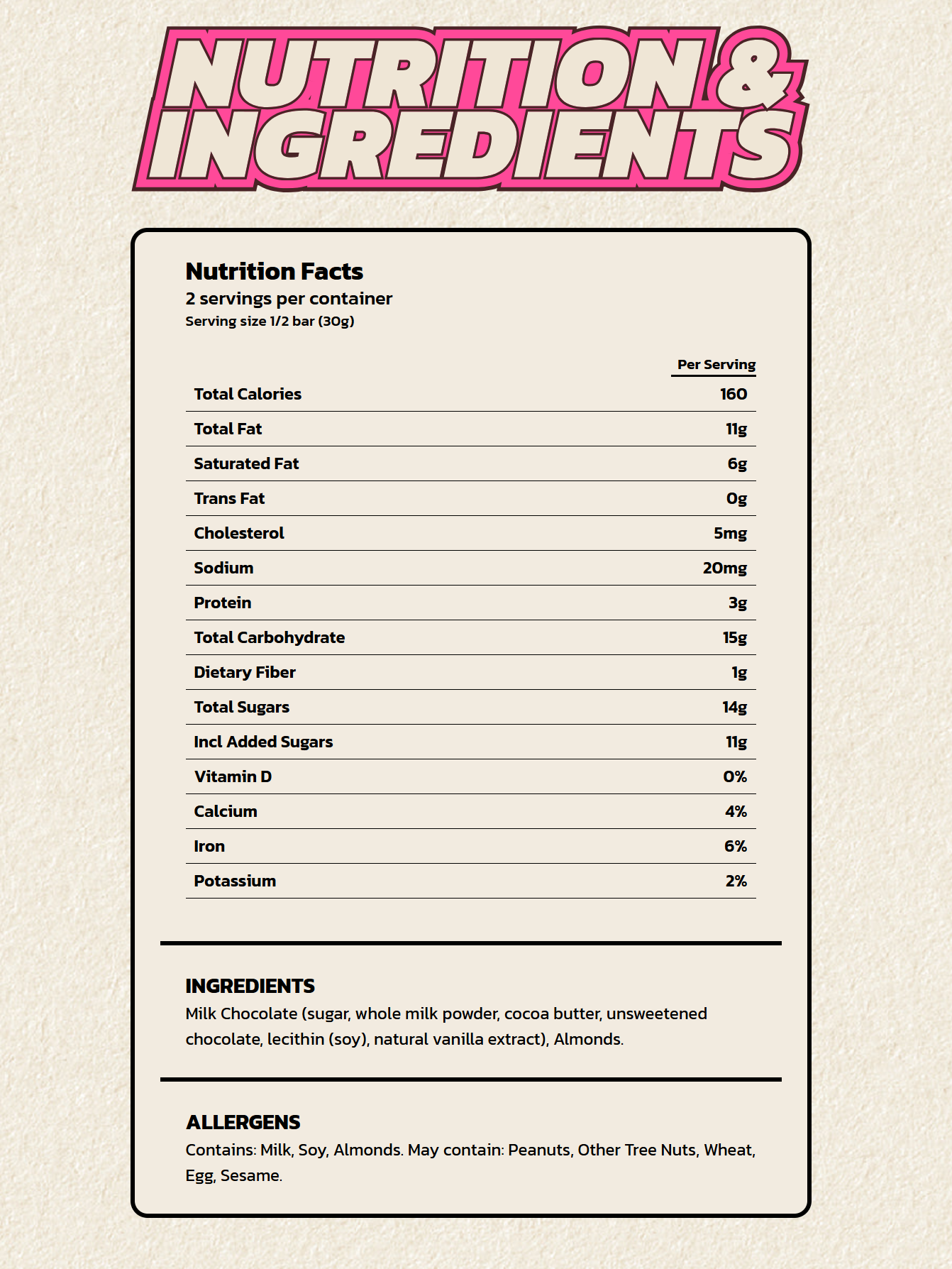 Feastables MrBeast Almond Chocolate Bar, 60g