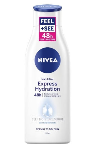 Nivea Express Hydration 48h Body Lotion, 250 ml