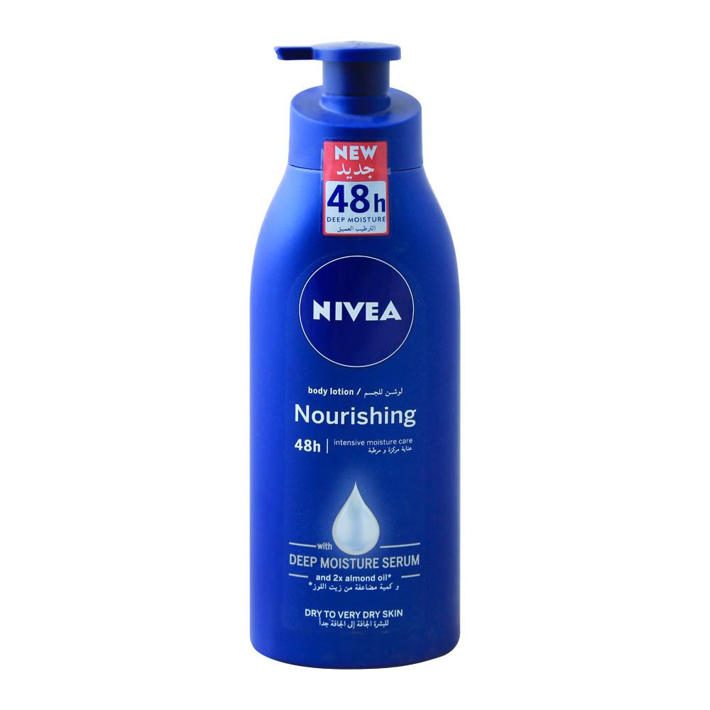 Nivea Nourishing Body Lotion, With Deep Moisture Serum, Dry To Very Dry Skin, 400 ml