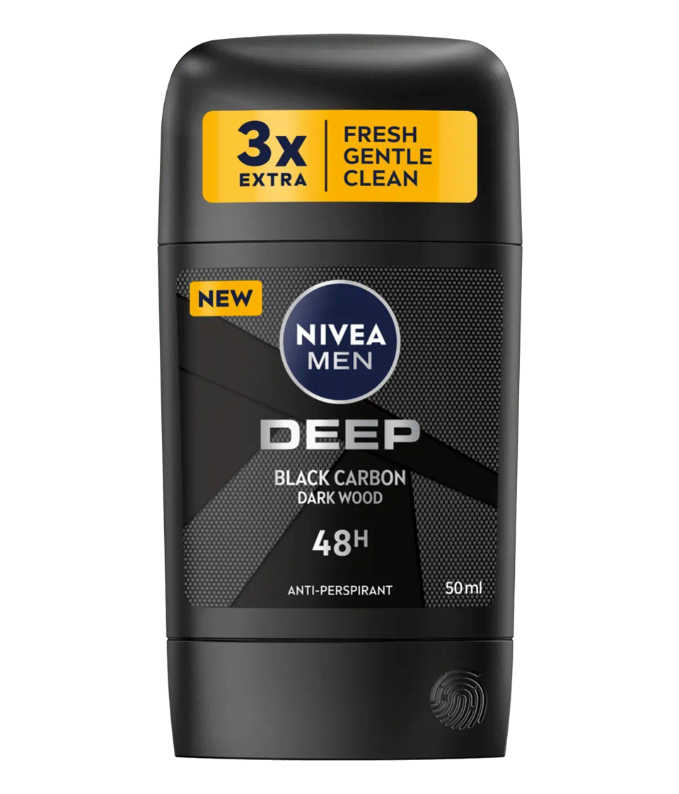 Nivea Men Deep Anti-Perspirant Stick, 50ml