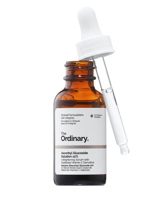 The Ordinary Ascorbyl Glucoside Solution 12% Brightening Serum With Stabilized Vitamin C Derivative, 30 ml