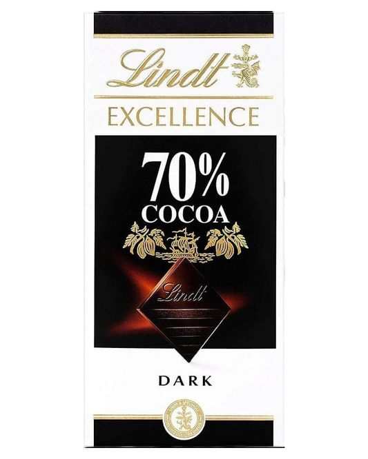 Lindt Excellence 70 % Cocoa Chocolate, 100g