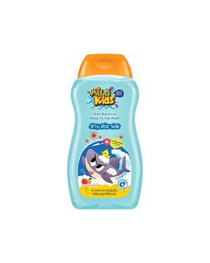 Babi Mild Kids Anti Bacterial Head-to-Toe Wash, 180 ml