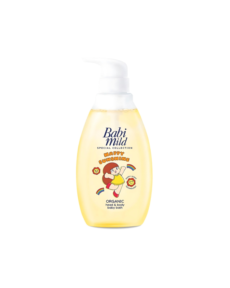 Babi Mild Organic Head & Body Baby Bath, 400 ml