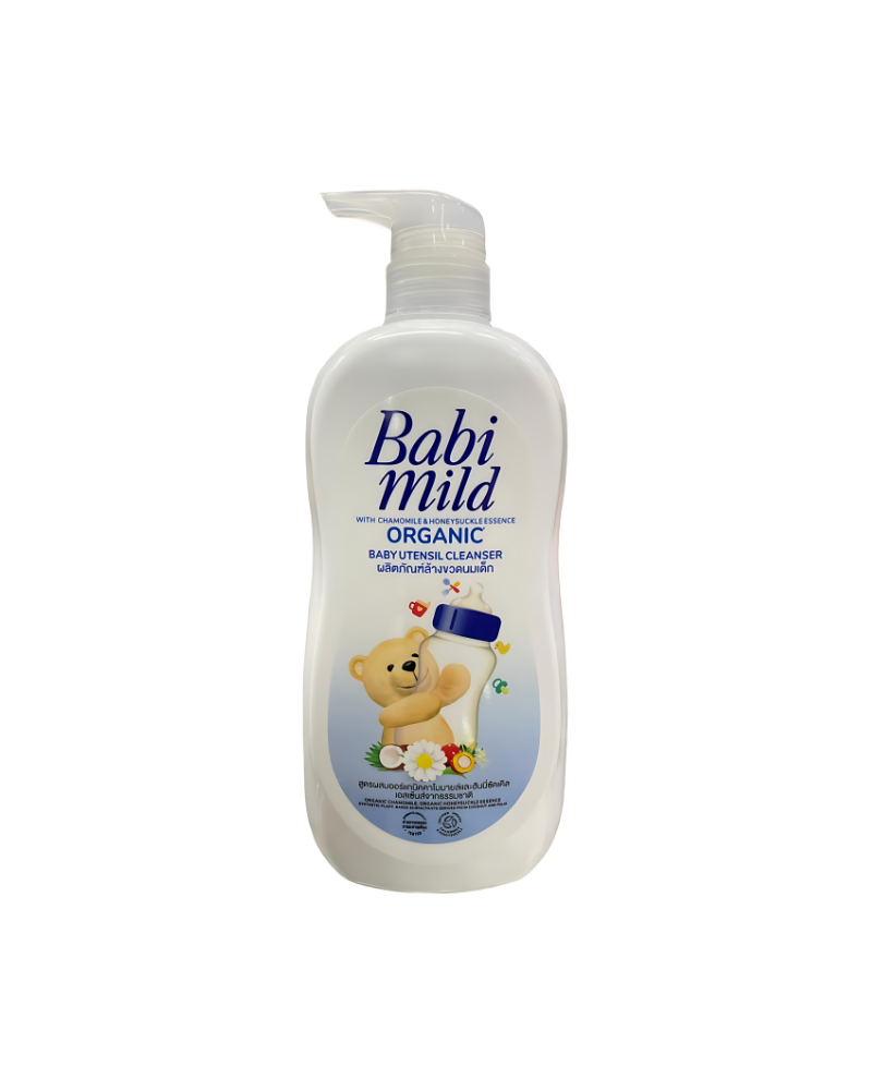 Babi Mild Organic Baby Utensil Cleanser, 600 ml