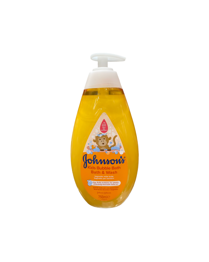 Johnson's Kids Bubble Bath & Wash, 750 ml