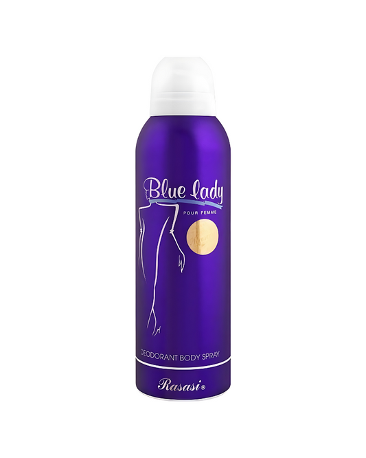 Rasasi Blue Lady Pour Femme Deodorant Body Spray For Women, 200 ml